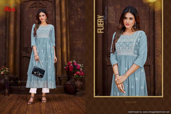 Maa Hunar Fancy Wear Cotton Embroidery Kurti Collection